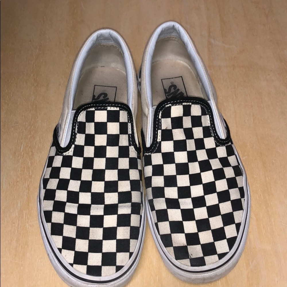 Checkered Vans